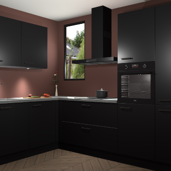 Zwarte keuken Buenos Aires 104623