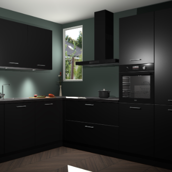 Zwarte keuken Buenos Aires 104631