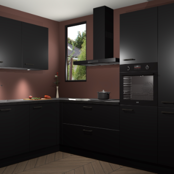 Zwarte keuken Buenos Aires 104634