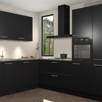 Zwarte keuken Buenos Aires 104649