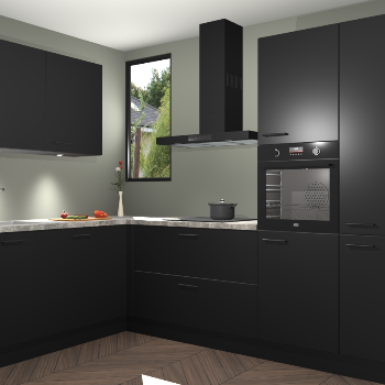 Zwarte keuken Buenos Aires 104652