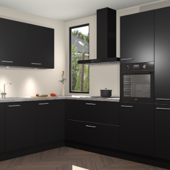 Zwarte keuken Buenos Aires 104685