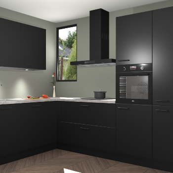 Zwarte keuken Buenos Aires 104688