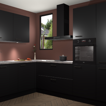 Zwarte keuken Buenos Aires 104689