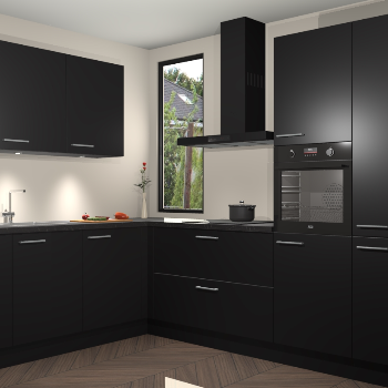 Zwarte keuken Buenos Aires 104691