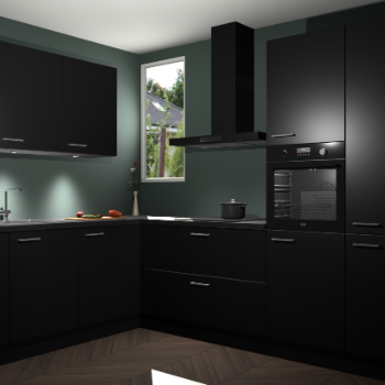 Zwarte keuken Buenos Aires 104692