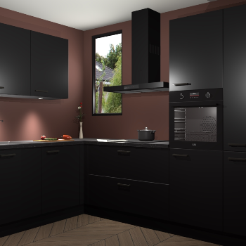 Zwarte keuken Buenos Aires 104695