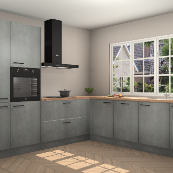 Beton Parelgrijs keuken Casablanca 104340