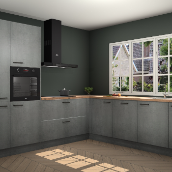 Beton Parelgrijs keuken Casablanca 104341