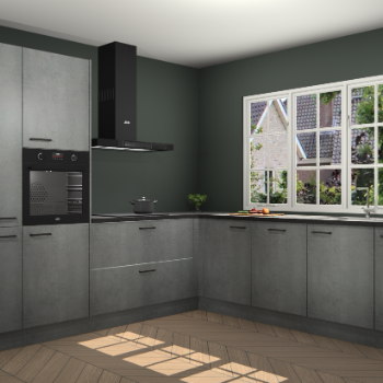 Beton Parelgrijs keuken Casablanca 104501