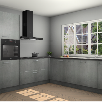 Beton Parelgrijs keuken Casablanca 104515