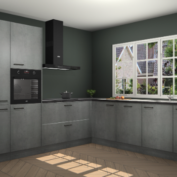 Beton Parelgrijs keuken Casablanca 104519