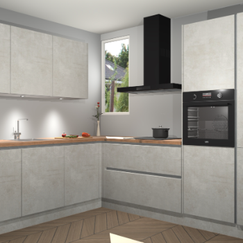 Beton Opal greeploze keuken Buenos Aires 104805