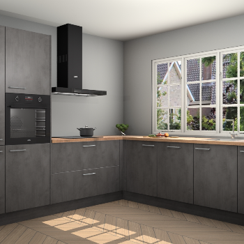 Beton Antraciet keuken Casablanca 104521
