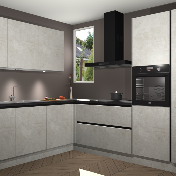 Beton Opal greeploze keuken Buenos Aires 104878