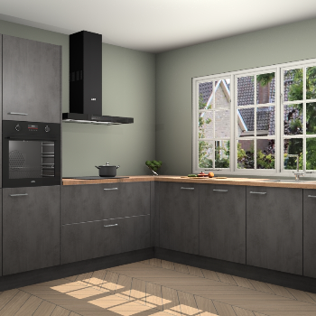 Beton Antraciet keuken Casablanca 104522