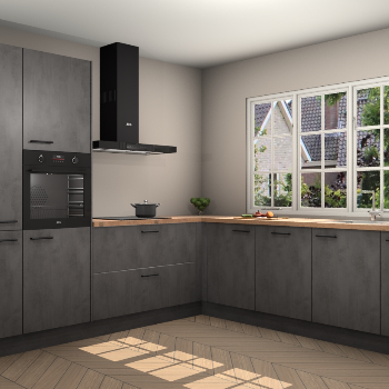 Beton Antraciet keuken Casablanca 104524