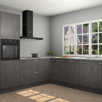 Beton Antraciet keuken Casablanca 104582