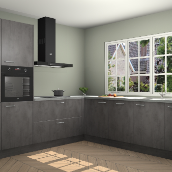 Beton Antraciet keuken Casablanca 104583