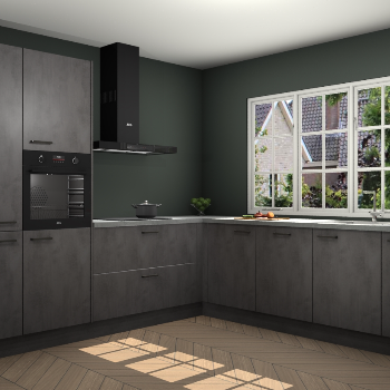 Beton Antraciet keuken Casablanca 104586