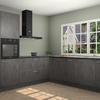 Beton Antraciet keuken Casablanca 104589