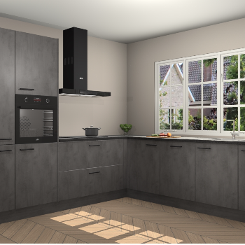 Beton Antraciet keuken Casablanca 104591