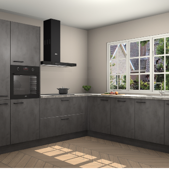 Beton Antraciet keuken Casablanca 104597