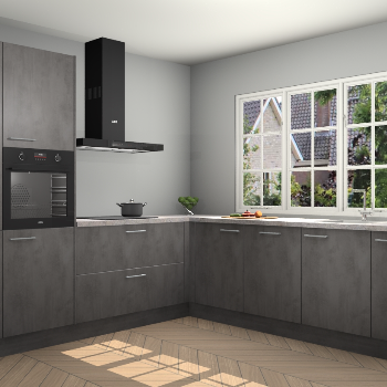 Beton Antraciet keuken Casablanca 104600