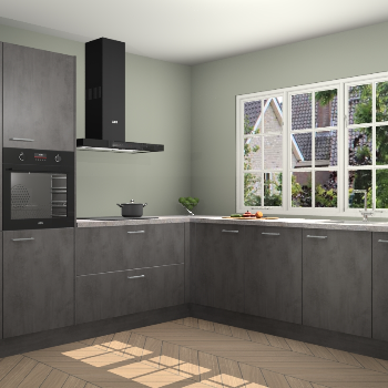 Beton Antraciet keuken Casablanca 104601