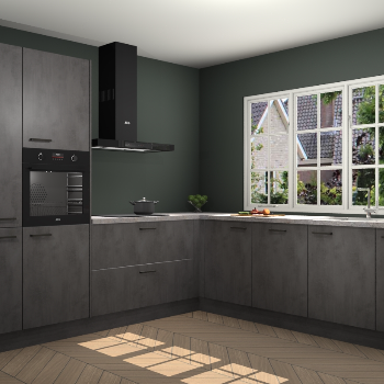 Beton Antraciet keuken Casablanca 104604