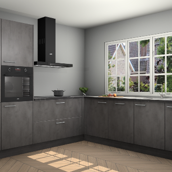 Beton Antraciet keuken Casablanca 104606