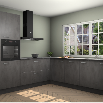 Beton Antraciet keuken Casablanca 104607