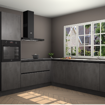 Beton Antraciet greeploze keuken Casablanca 104611