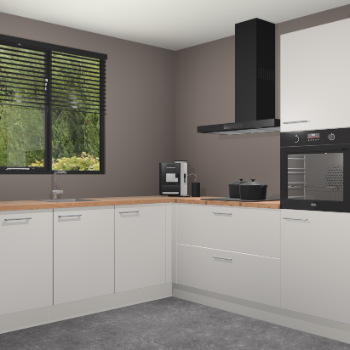 Zijdegrijze keuken Porto 103949