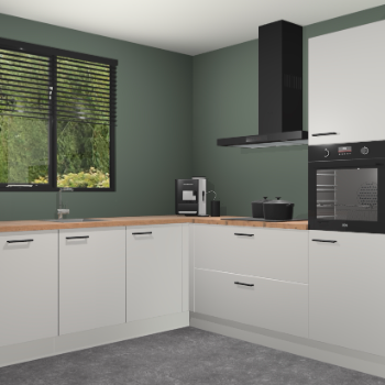 Zijdegrijze keuken Porto 103952