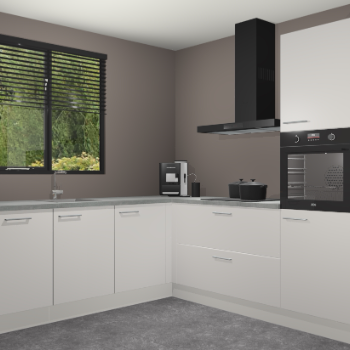 Zijdegrijze keuken Porto 103961