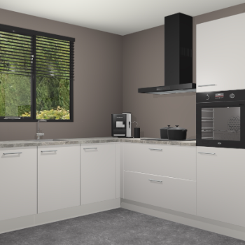 Zijdegrijze keuken Porto 103973
