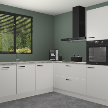 Zijdegrijze keuken Porto 103976