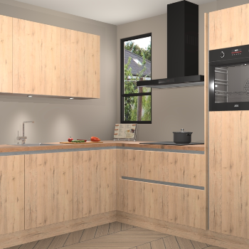Madera Natuur greeploze keuken Johannesburg 104043