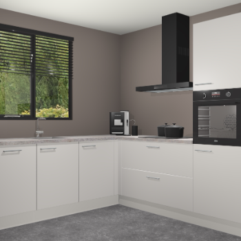 Zijdegrijze keuken Porto 103979