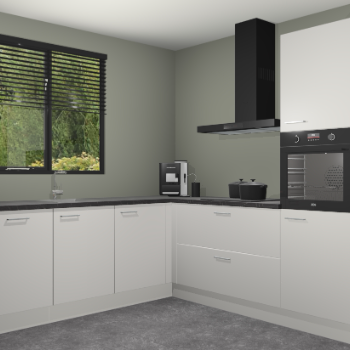 Zijdegrijze keuken Porto 103986