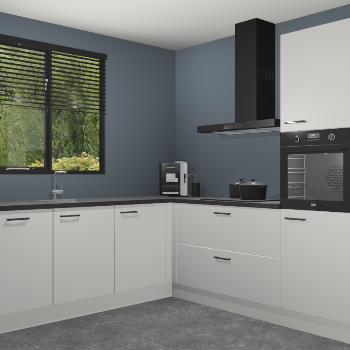 Zijdegrijze keuken Porto 103989