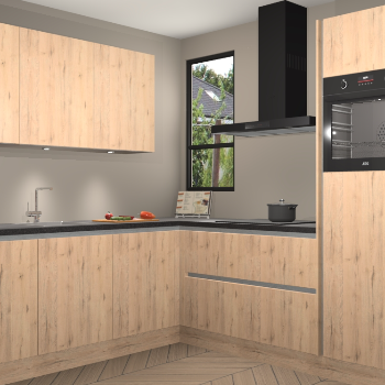 Madera Natuur greeploze keuken Johannesburg 104154