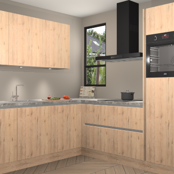 Madera Natuur greeploze keuken Johannesburg 104168