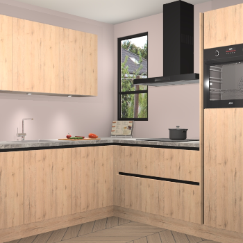 Madera Natuur greeploze keuken Johannesburg 104171