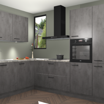 Beton Antraciet keuken Buenos Aires 105074