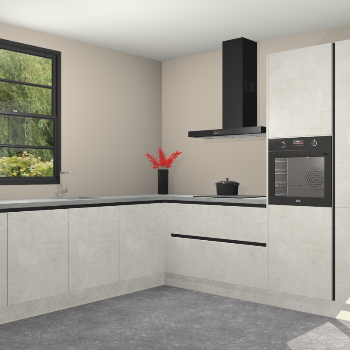 Beton Opal greeploze keuken Porto 104426