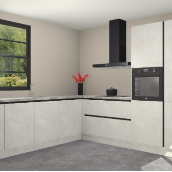 Beton Opal greeploze keuken Porto 104438