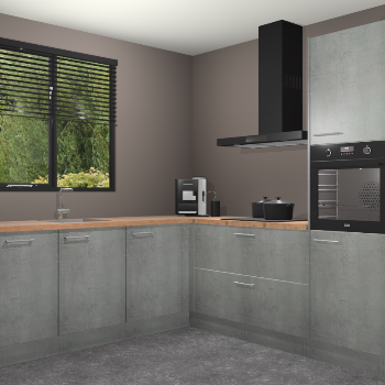 Beton Parelgrijs keuken Porto 104545