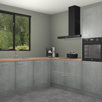 Beton Parelgrijs keuken Porto 104546